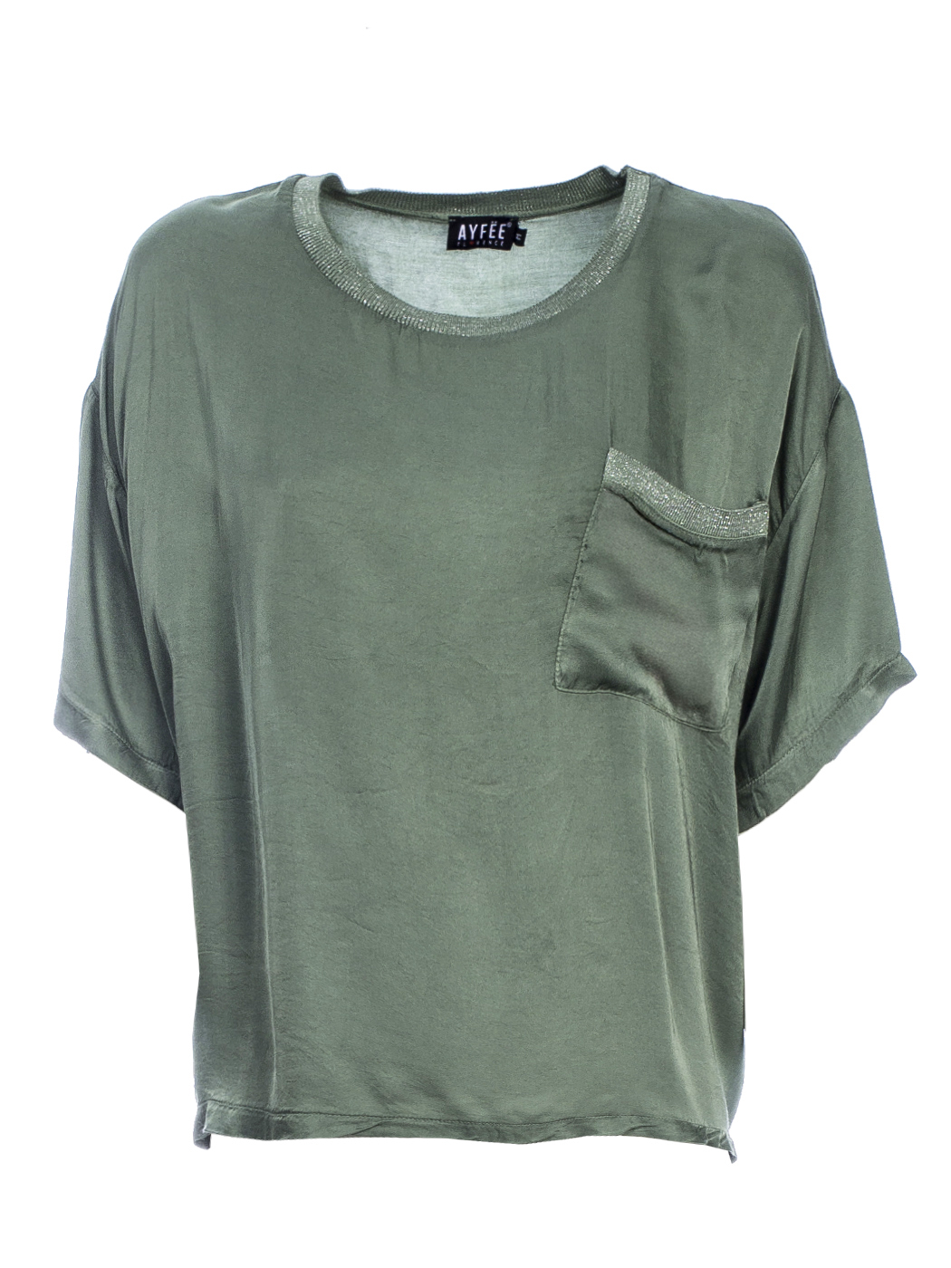 BLUSA CON TASCHINA LUREX, 4TG